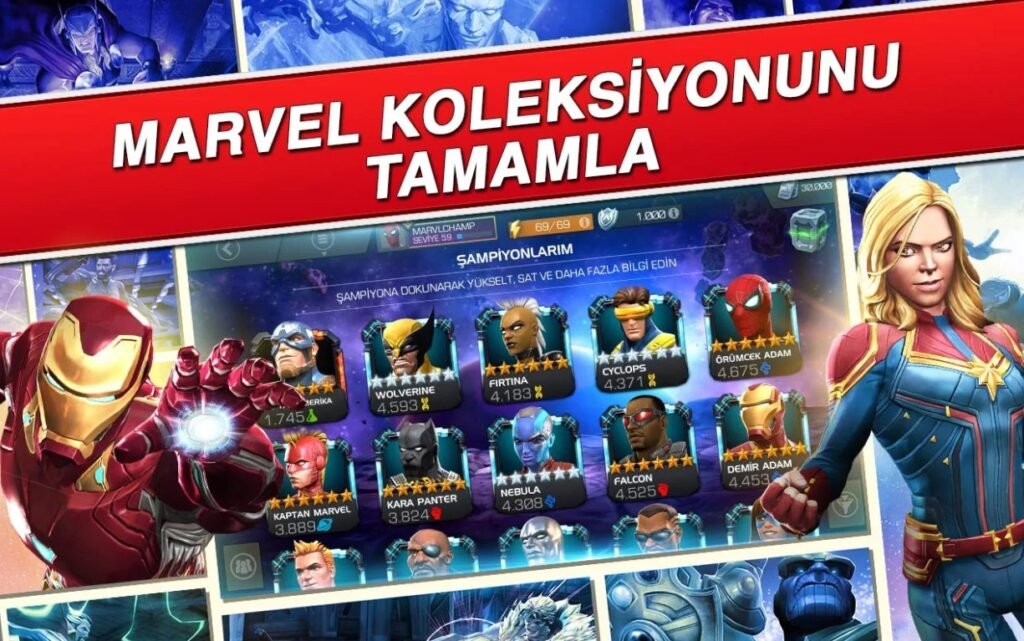 marvel şampiyonlar turnuvası