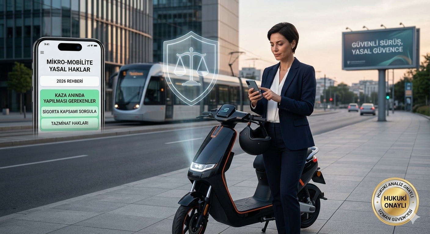Mikro-Mobilite Güvenliği 2026: E-Scooter ve E-Bisiklet Kazalarında Yasal Haklar Rehberi